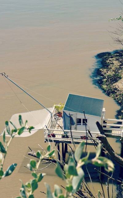 Fischerhäuschen in Meschers sur Gironde - ©P.Migaud / FDHPA17