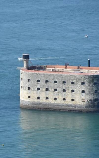 Fort Boyard aus der Luft gesehen