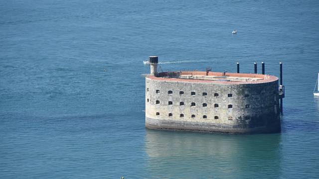 Fort Boyard aus der Luft gesehen