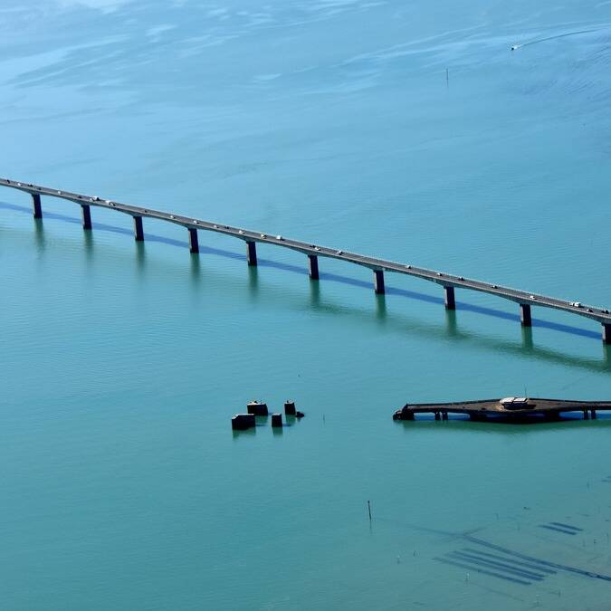Die Brücke zur Ile d’Oléron und die Austernparks © FDHPA 17
